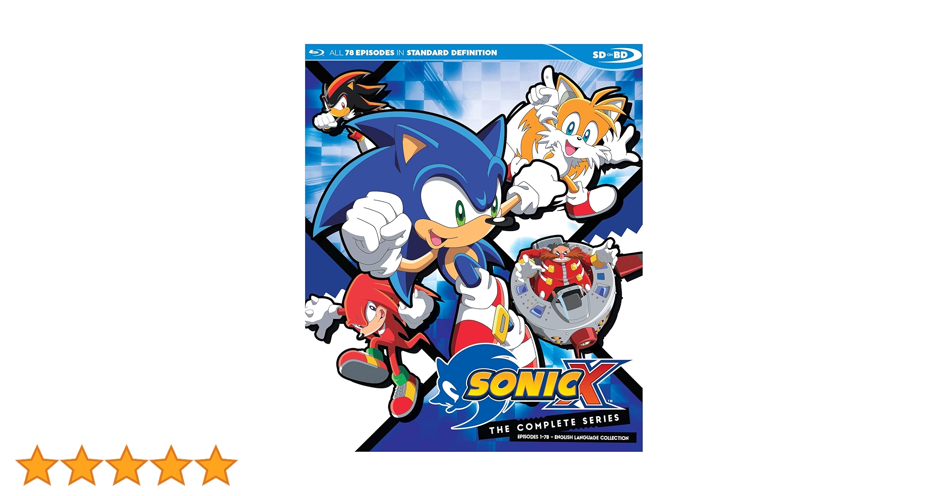 Amazon.co.jp: Sonic X: Complete English Dubbed Series Sdbd